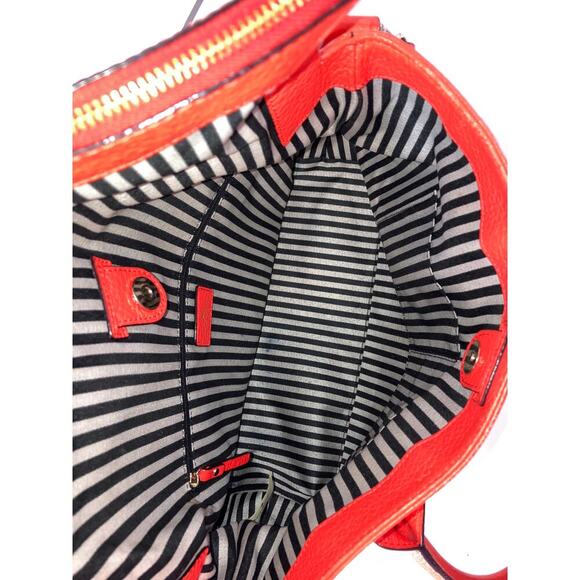 KATE SPADE LARGE ORANGE PEBBLED LEATHER CROSSBODY BAG - Picture 14 of 16